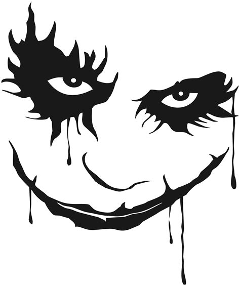 Joker Stencil Printable